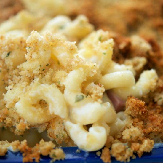 Fontina Mac and Cheese with Ham