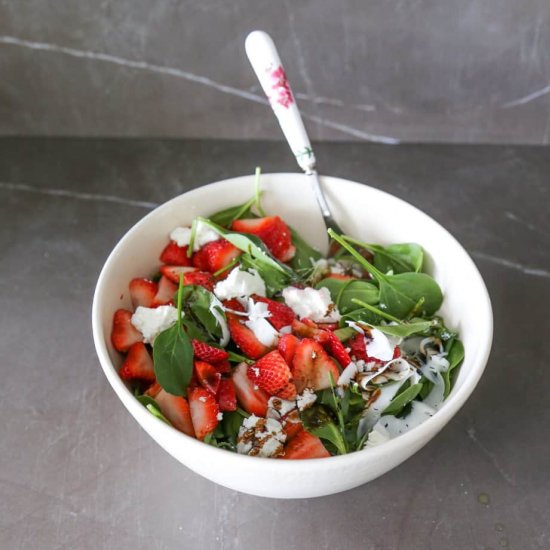 Strawberry and Goat Cheese Salad