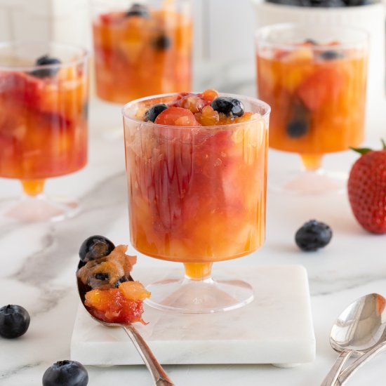 Frozen Fruit Cups