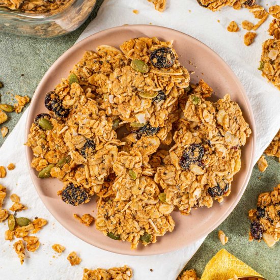 Oil-Free Peanut Butter Granola