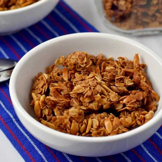 Vanilla Almond Granola (gf, df)