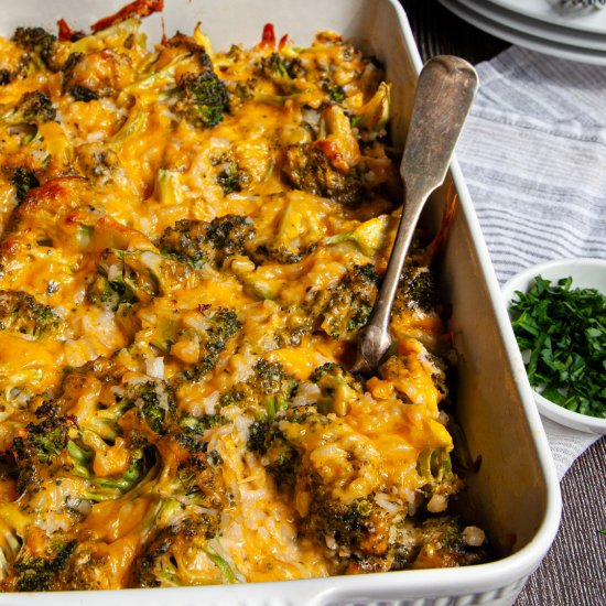 Easy and Cheesy Broccoli Casserole