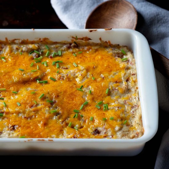 Twice Baked Mashed Potatoes