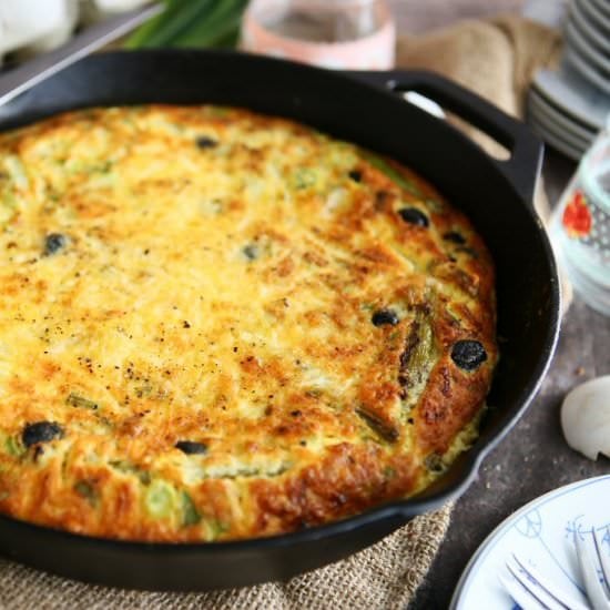 Baked Asparagus Frittata