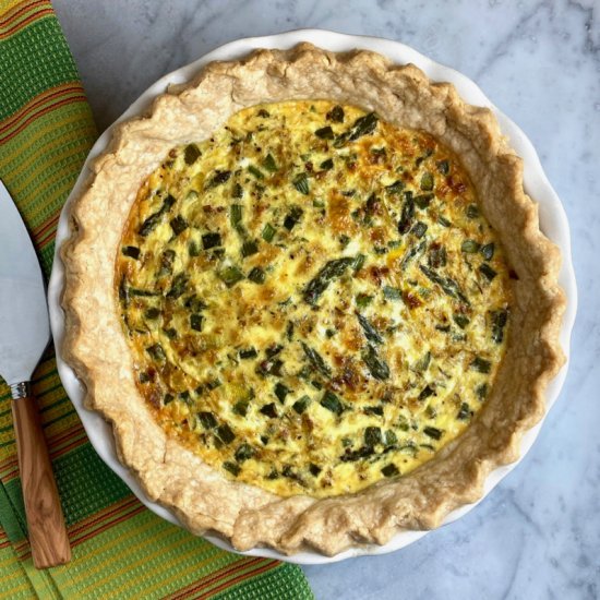 Asparagus & Leek Quiche