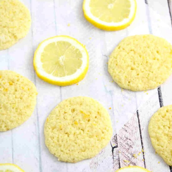 Dairy And Gluten-Free Lemon Cookies