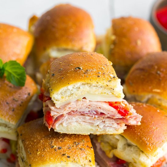 Hot Baked Italian Sliders