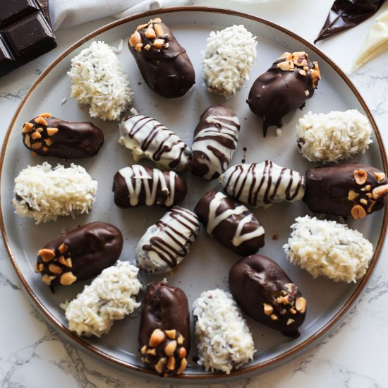 Homemade Chocolate Covered Dates