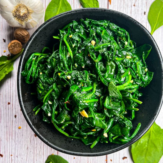 10-Minute Sautéed Spinach