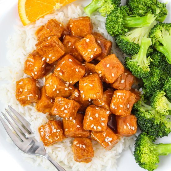 Orange Tofu (Vegan Orange Chicken)