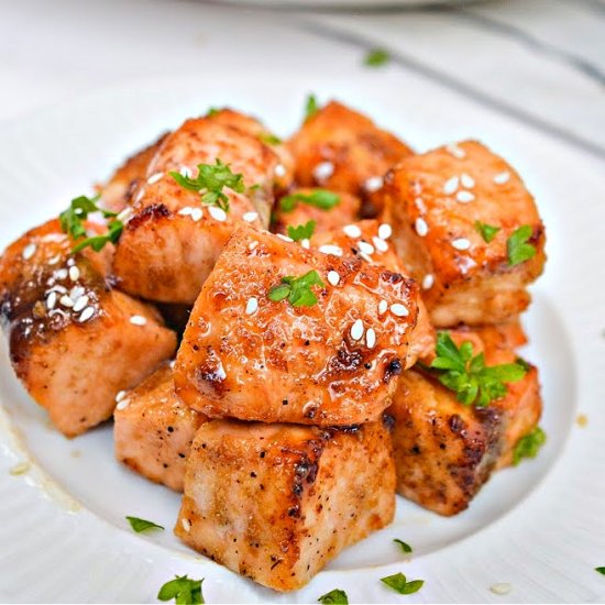 KETO TIKTOK AIR FRYER SALMON BITES