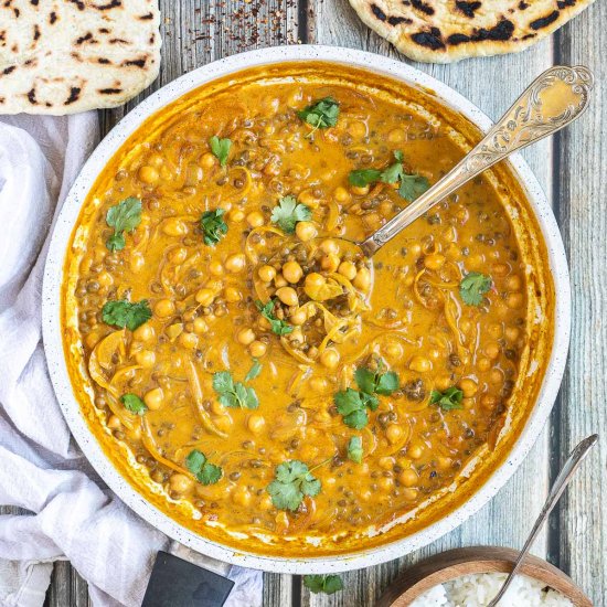 Lentil Chickpea Curry