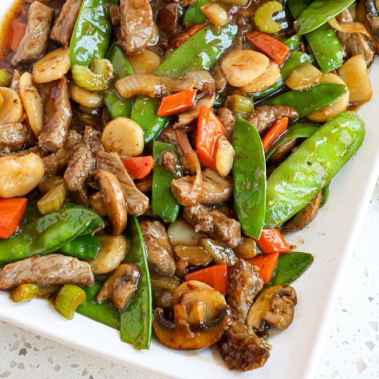 Beef Chop Suey