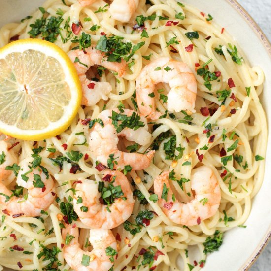 Shrimp Scampi Pasta