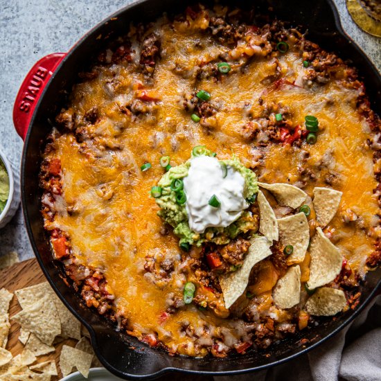 Beef Taco Skillet