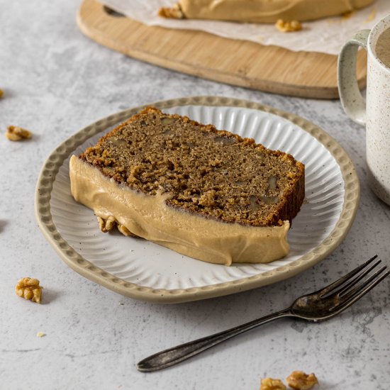 Coffee and Walnut Loaf Cake