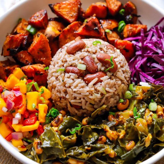 Vegan Jamaican Bowl