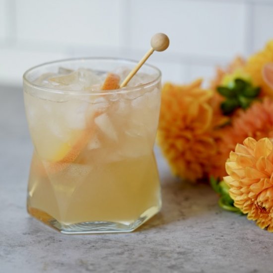 Grapefruit-Lemon Soda Mocktail