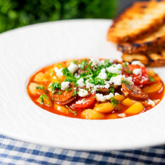 Chorizo and Butterbean Stew