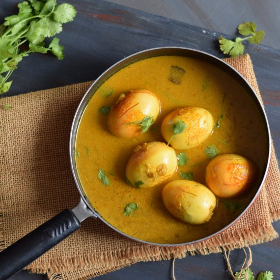 Bengali Egg Malai Curry