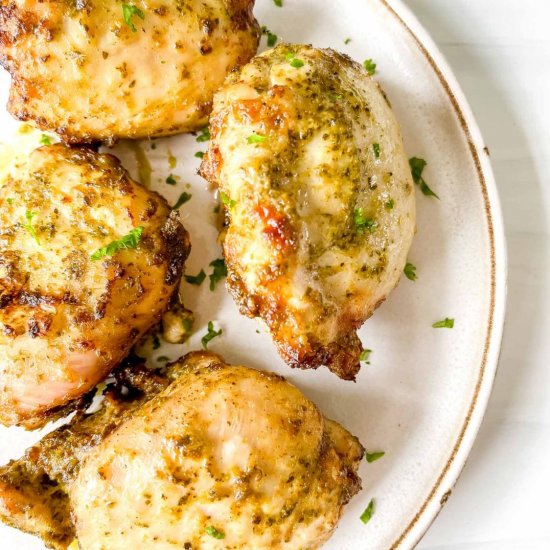 Air Fryer Pesto Chicken