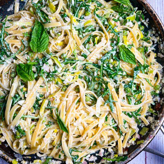 Creamy Pasta Primavera