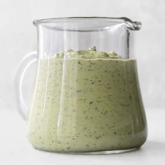 Healthy Green Goddess Dressing