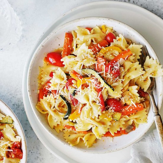 Pasta Primavera Roasted Veggies