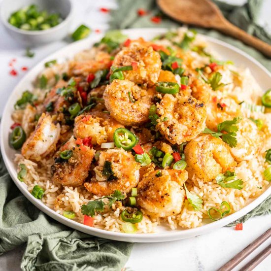 Crispy Salt and Pepper Shrimp