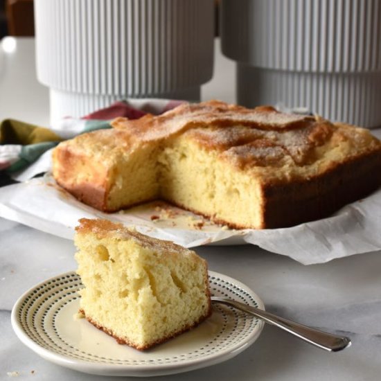 Coca de llanda,olive oil lemon cake