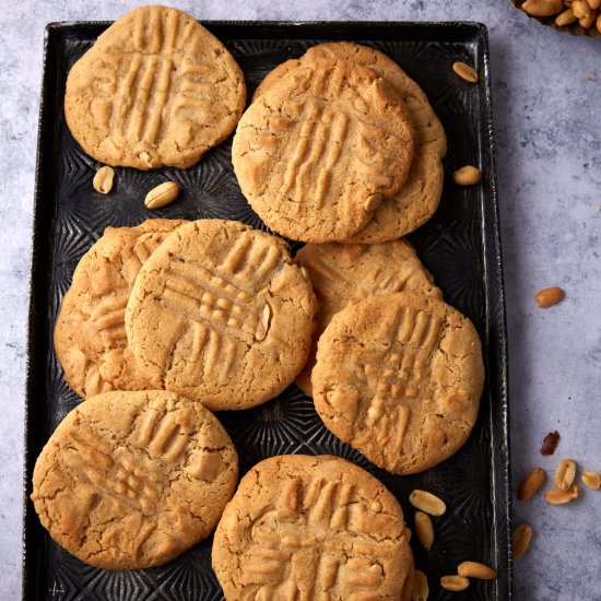 Crunchy Peanut Butter Cookies