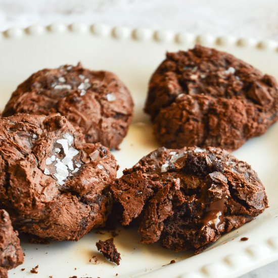 Gluten Free Cocoa Fudge Cookies