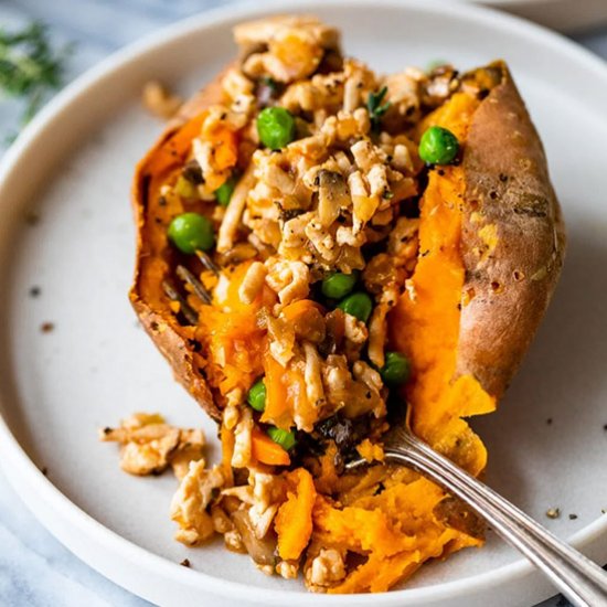 Turkey Shepherd’s Pie Sweet Potato