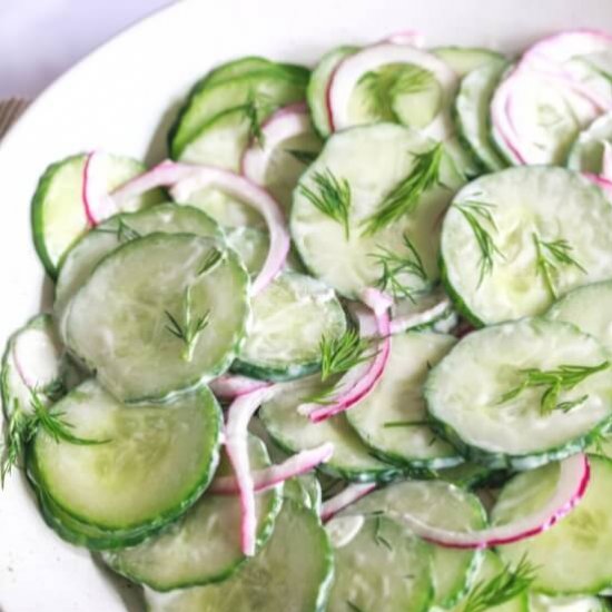 Vegan Cucumber Salad