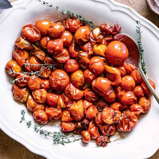 Roasted Burst Cherry Tomatoes