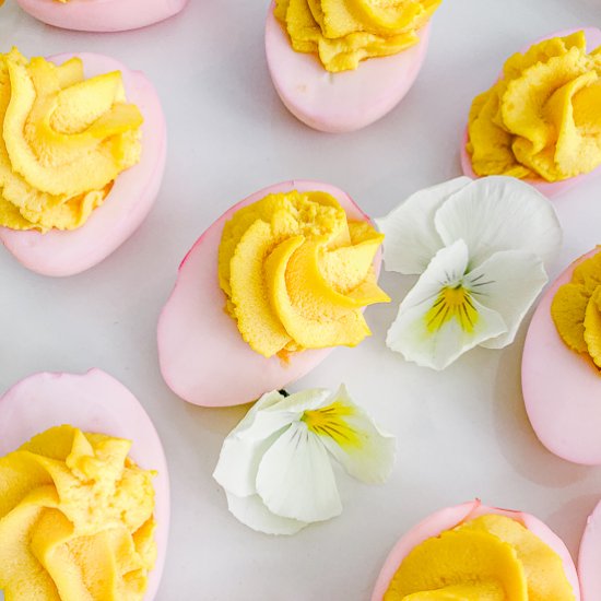 Spring-Inspired Deviled Eggs