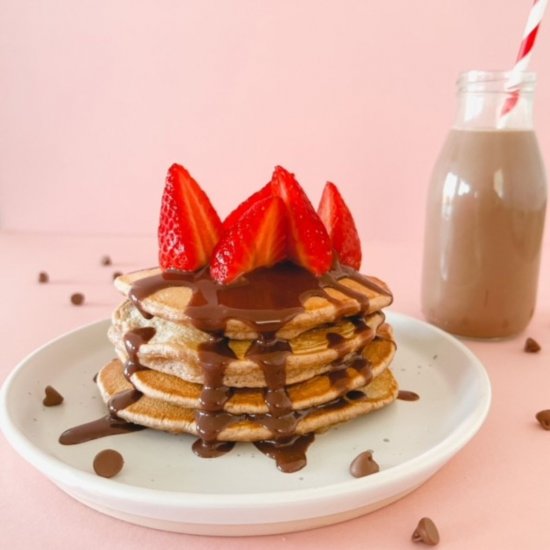 Chocolate Milk Pancakes