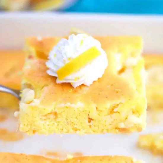 Lemon Earthquake Cake