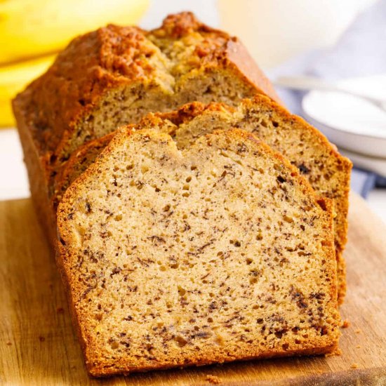 One Bowl Banana Bread