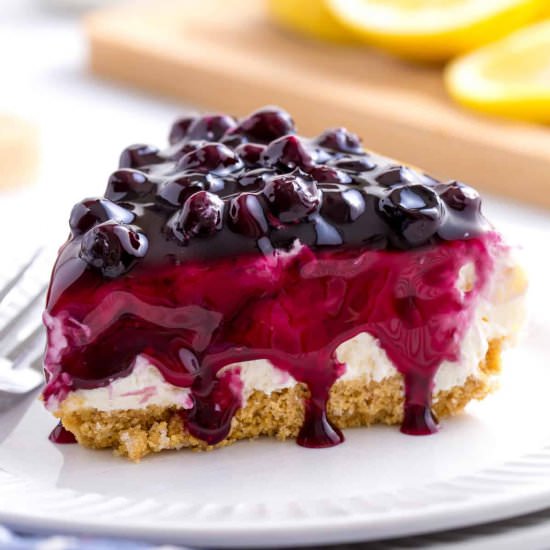 No-Bake Blueberry Cheesecake