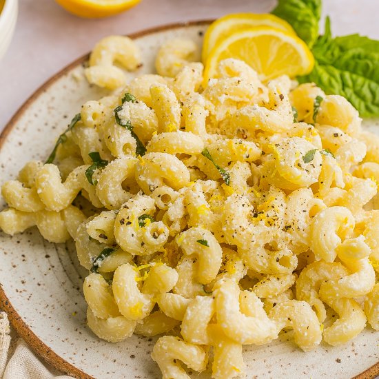 One Pot Lemon Ricotta Pasta