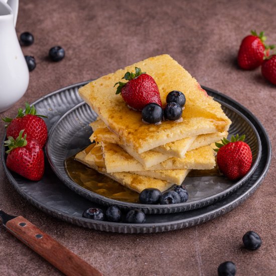 Easy Baked Sheet Pan Pancakes