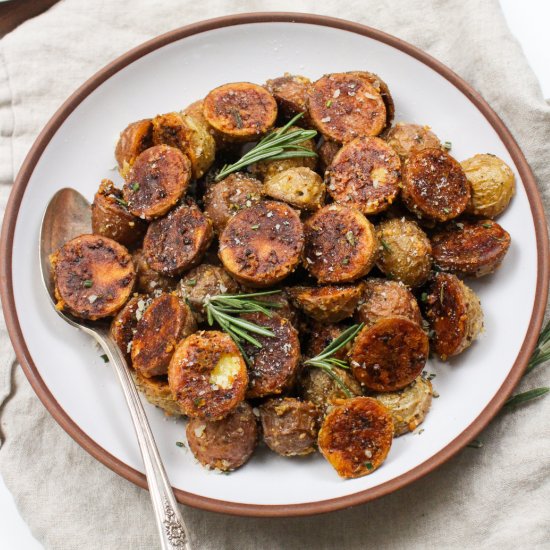 Crispy Roasted Mini Potatoes