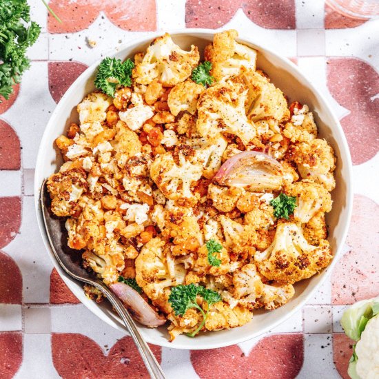 Roasted Cauliflower Salad