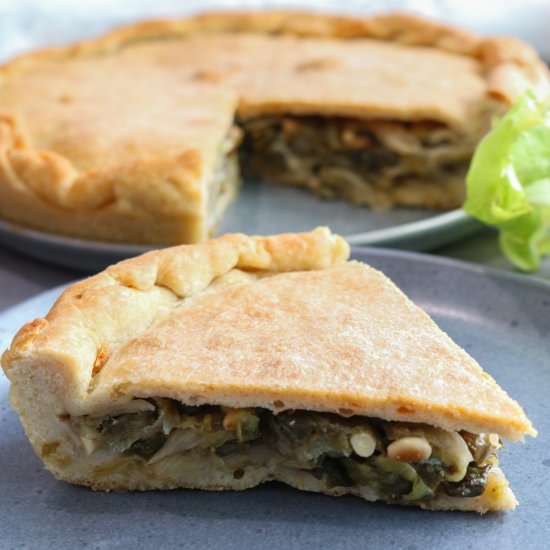 Pizza di Scarola (Escarole Pie)