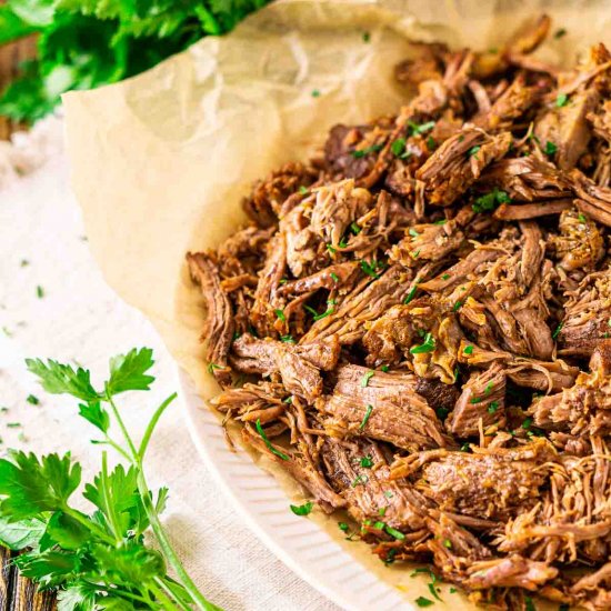 Instant Pot Shredded Beef