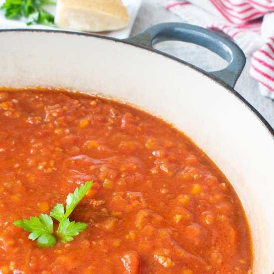 Italian Sausage Ragu