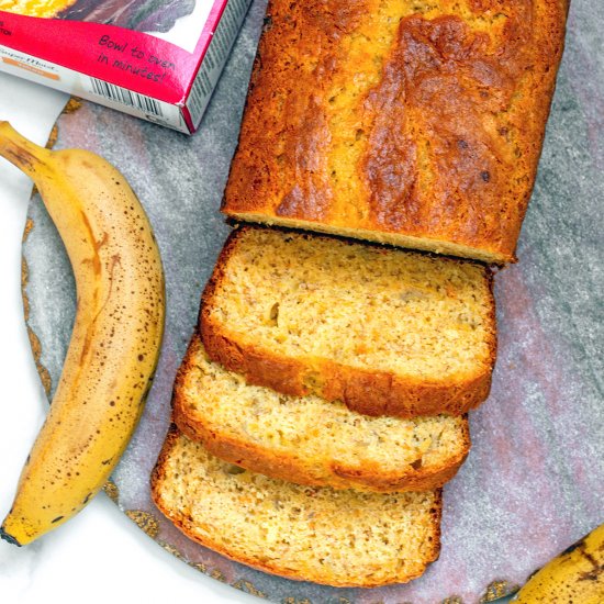 Banana Bread with Cake Mix