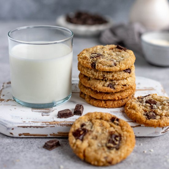 Coconut Chocolate Chip Cookies