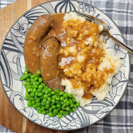 Classic Bangers & Mash